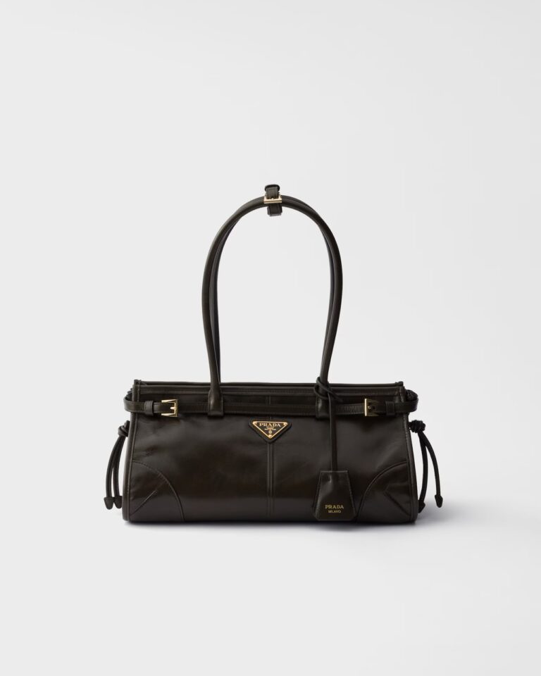 Grand sac Prada Bonnie en cuir